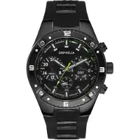 Orphelia 86502 - Horloge - Kunststof - Zwart - 46 mm