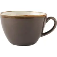 Olympia Kiln cappuccinokopjes grijs 34cl, 10,9(Ø) x 7,2(h)cm