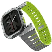 Skinarma Gemini Serie - Apple Watch Beschermhoes - Groen - EVA - Waterdicht