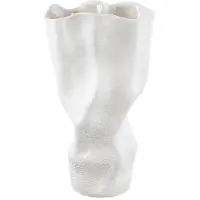 Ptmd - Vaas Violettee - Wit - 26x20x46cm