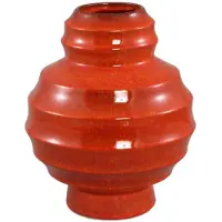 Ptmd - Vaas Portian - Oranje - 29x29x35.5cm