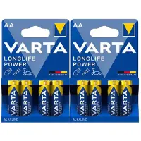 Varta 2x Longlife Power Alkaline Batterijen Aa 4 Stuks