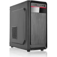 L-Link KLUSTER, Tower, PC, Zwart, Micro ATX, Kunststof, Staal, 16 cm