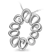 Orphelia Dames 925 Sterling Zilveren Ketting met Hanger - Zilver ZH-4665