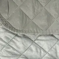 Euromat Dubbelzijdige Sprei Amarante Grijs 180x220 cm + 2 Kussenslopen