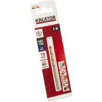 Kreator HSS-Tin Metaalboor KRT010207 - Ø 3,5x70mm - Gereedschap