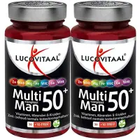 Lucovitaal 2x Multi Man Compleet 50+ Met Ginkgo Biloba 40 Capsules