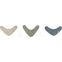 Timboo - Bandana slab 36x20cm DUBBELLAGIG - set van 3 - The cuddly softness of bamboo - Marin / Whisper Green / Moon Blue
