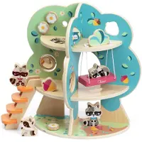 Chicco De Grote Boom met Wasberen - My Wood Friends Montessori Speelset (2+ jaar)