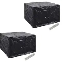 vidaXL Tuinmeubelhoes met 8 oogjes rechthoekig 125x70x35 cm