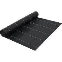 vidaXL Worteldoek 1x25 m polypropeen wit