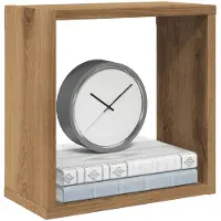 vidaXL Wandschappen kubus 4 st 60x15x23 cm hout artisanaal eiken