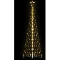 vidaXL LED-kerstboom 789 LEDs kleurrijk 476 cm