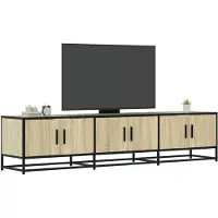vidaXL TV Eenheden 210 x 35 x 41 cm Oud Hout Bewerkt hout