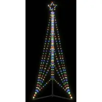vidaXL LED-kerstboom 861 LEDs koud wit 478 cm