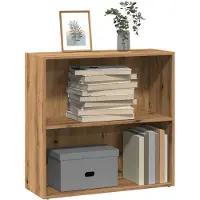 vidaXL Boekenkast 40x30x152 cm bewerkt hout artisanaal eikenkleurig