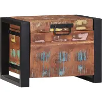 vidaXL Opbergkisten Multikleur 40 x 30 x 30 cm Massief gerecycled hout