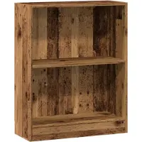vidaXL Boekenkast 40x24x176 cm bewerkt hout oud houtkleurig