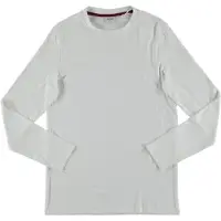 Mustang Heren Longsleeve ARMINTO slim fit Wit M Ronde Hals Volwassenen