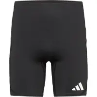 Adidas Sportbroek 'Adizero' lichtgroen / zwart / wit