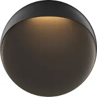 Louis Poulsen Flindt Buiten Wandlamp Ø 200 mm | Black texture | 3000 K
