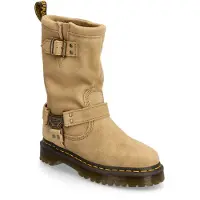 Dr. Martens Anistone Hi biker boot beige Leer Dames | Maat 41