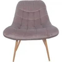 Huisenthuis.nl Fauteuil Louis Roze - Fluweel - Zithoogte 50 cm