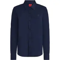 HUGO Blouse 'The Essential' donkerblauw