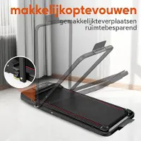Ren Loopband Inklapbaar - Loopband Inklapbaar Met Helling - Loopband - Zwart - 113cm x 49cm x 11cm