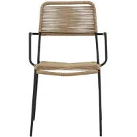 Ebuy24 Lindos tuinstoel bruin.