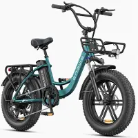 ENGWE L20 Boost met 48 V 13 Ah-accu, 20 x 4,0 inch, 7 versnellingen met LCD-scherm, 250 W elektrische motor & 25 km/h, actieradius tot 120 km, L20/L20 Boost - Groen