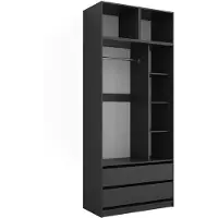 Vicco Elmo Kledingopslagkast – 50 x 40 cm Antraciet