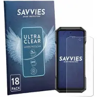 Savvies - Screenprotector voor Ulefone Armor 27T Pro Plus - Folie Beschermfolie transparant 18 Stuks