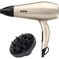 BaByliss Power Smooth 2000 Fohn D217DSE - Ionische Anti-Pluis - Föhn met diffuser (150mm) - 2000 Watt - Haardroger