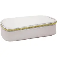 Soho - Luxe Etui Bakmodel XL - Pennenzak - Penetui - Voorzien van dubbelvak - Met interne organizer - 24x12cm - GB ELARA - Beige