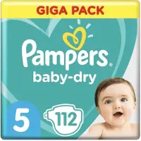 Pampers - Baby Dry - Maat 5 - Mega Pack - 112 luiers