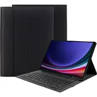 Just in Case tablet Hoes met Toetsenbord geschikt voor Samsung Galaxy Tab S10 Ultra / Tab S9 Ultra 14.6 inch - QWERTY Bluetooth Keyboard Case - Zwart