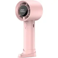 VHV - Ventilator - Handventilator - Mini ventilator - Draagbare - Oplaadbare USB-ventilator - Met Type-C snellaadfunctie - Stille werking en lange batterijduur - Roze