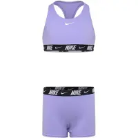 Nike Logo Tape Bikini Paars 4-5 Years Meisje