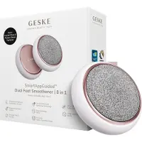 GESKE Dual Foot Smoothener | 8 in 1 | Dubbelzijdige Voetvijl | Puimsteen & Nano-Kristallijnglas | Voor Zachte, Gladde Voeten | Geavanceerde Eeltverwijdering & Exfoliatie | Ideaal voor je Pedicureset