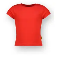 Vingino T-shirt Basic-crop rib tee Meisje Rood 140