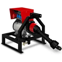 Eberth Aftakasaandrijving 18,75 kVA, noodstroomaggregaat met AVR, 3x230V / 1x400V IP44, aftakas 1-3/8" 6 tanden, 3-puntsophanging, generator voor de landbouw, aanbevolen aftakasvermogen 25 pk