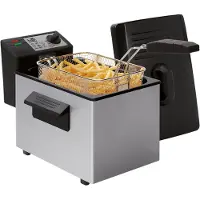 Fritel Friteuse - A101 - Friteuse met anti-stofdeksel - Friteuse met koelzone - Voor 2-4 personen - 2000W - 3L