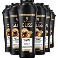 Gliss kur Shampoo - Ultimate Repair - Voordeelverpakking (6 x 250 ml)