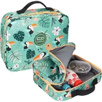 Happy Kids Lunchbox Thermos Tas met Toekan Print - Ideaal voor School & Werk