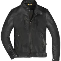 Merlin Wishaw D3O Zwart Leren Motorjas Maat XL