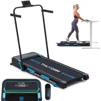 Thunder VIVA-PRO - Opvouwbare loopband en walkingpad - 12 km/u - 15 hellingsniveaus - 120 kg