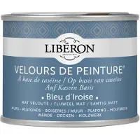 Liberon Velours De Peinture Muurverf - Mat - Bleu D'iroise - 0,125l