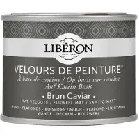 Liberon Velours De Peinture Muurverf - Mat - Brun Caviar - 0,125l