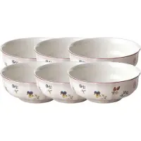 Villeroy & Boch Dessertschalen Petite Fleur ø 14,8 cm Set van 6